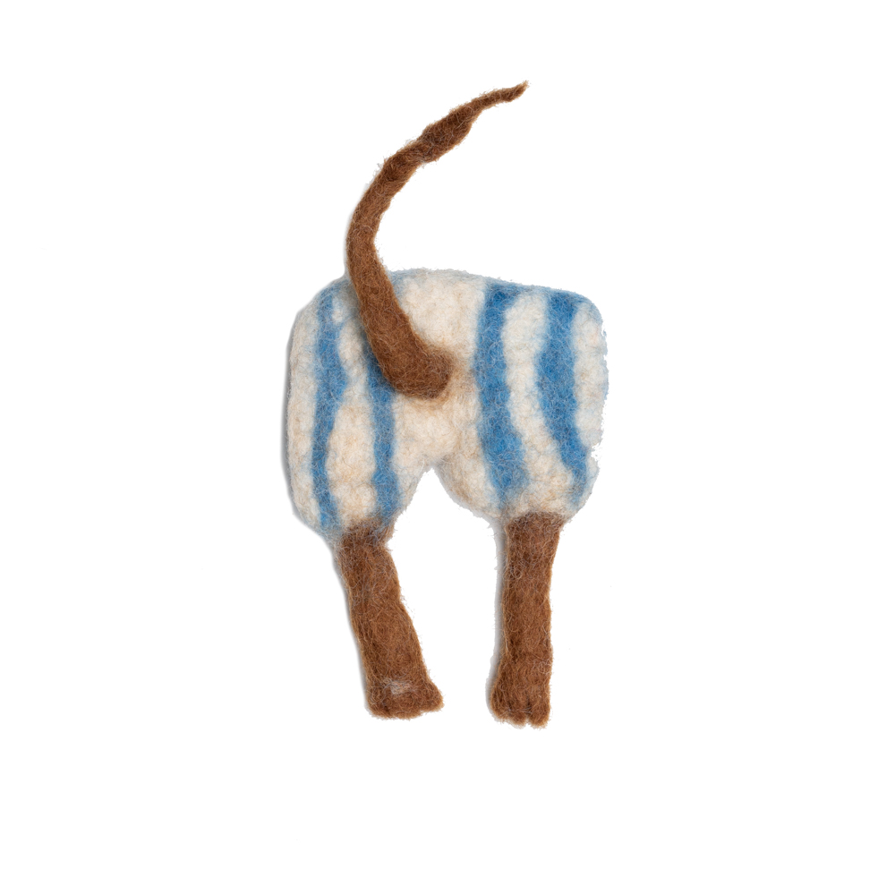 No Pants, No Purroblem Wool Cat Legs Toy